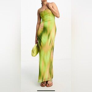 NWT Lime Green Multi color Dress by ASOS